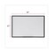 Universal 36 in. x 24 in. Design Series Deluxe Dry Erase Board - White Surface, Black Anodized Aluminum Frame